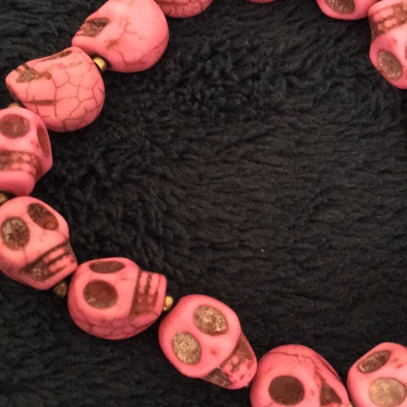 4 for $20 💫 | Pink skull bracelet - Picture 2 of 2